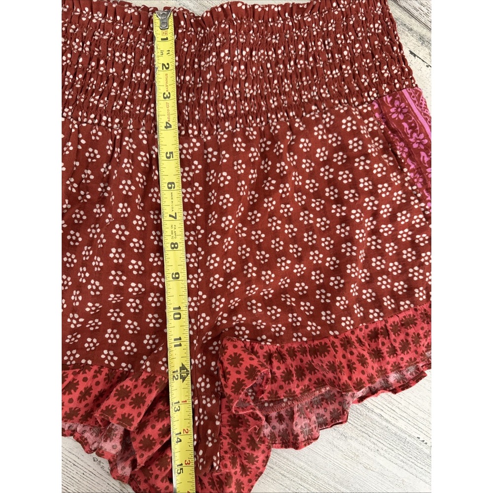 Anthropologie Shorts Womens M Floral Ruffle Boho Lightweight Summer/Fall - Picture 8 of 8